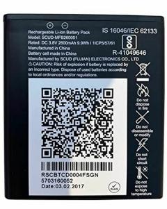 NAFS 4G Hotspot Router Lithium-ion Mobile Battery 2600 mAh