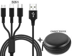 Buy Micro USB Cable DC-25 Mobile Charging Cable3in1 Fast USB