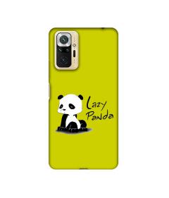Casotec Lazy Panda Design 3D Printed Hard Back Case Cover for Mi Redmi Note  10 Pro Note 10 Pro Max