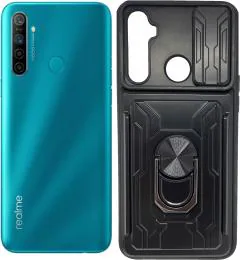 Realme Narzo 10 Realme 5i Back Cover Army Puffer Case Camera