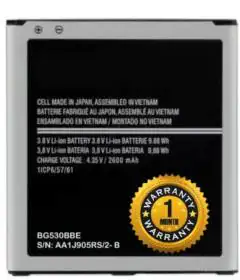 Buy Mobcrown Orignal Bg530 Battery For Samsung Sm-G530, Sm-G531F