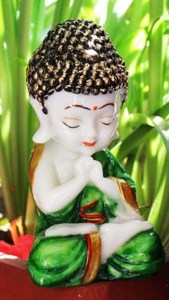 Buy Beckon Venture Green Polyresin Handcrafted Laughing Buddha