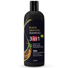 FCONWAY Hair Shampoo 3本セット Buy Afflano Herbal 3 in 1 Hair Dye Instant Black Hair Shampoo for