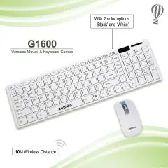 Buy ZEBION G1600 Wireless Keyboard Mouse Combo with Nano Receiver