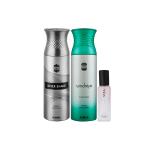 Ajmal Silver Shade & Raindrops Deo & Neea EDP Pack of 3 20 ml