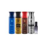 Ajmal Blu & Aurum & Sacred Love & Silver Shade Deo & Ascend EDP Pack of 4 20 ml