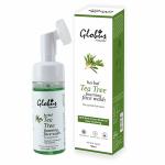Globus Naturals Tea Tree Oil Control Foaming Face Wash With Built-In Face Massage Brush 150ml