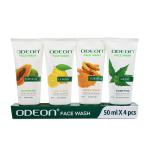 Odeon Face Wash Turmeric + Lemon + Papaya + Neem X 4Pcs 200 ml