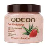 Odeon Strawberry & Aloe Vera Face And Body Scrub 300 ml