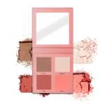 Sery Face Make Up Palette, 3 In 1 Highlighter, Contour, Blush - Just Peachy 18 gm