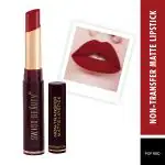 Swiss Beauty Non-Transfer Matte Lipstick - (Pop Red) 2 gm