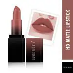 Swiss Beauty HD Matte Lipstick - (Cute Nude) 3.5 gm
