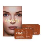 Swati Cosmetics Coloured Lenses Bronze 1 Month Contact Lenses ( - 3.75) 1's