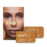 Swati Cosmetics Coloured Lenses Sandstone 1 Month Contact Lenses ( - 2.25) 1's