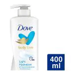 Dove Body Love Light Hydration Body Lotion Nutriduo Paraben Free 400ml
