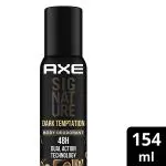 Axe Signature Dark Temptation Smooth Chocolate Fragrance 72H Dual Action Technology Body Deodorant 154ml
