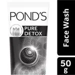 Pond'S Pure Detox Pollution Clear Face Wash with Activated Charcoal 50 gm