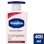 Vaseline Healthy Bright 10 in 1 skin benefit Complete 10 anti - ageing lotion Body Lotion 400ml