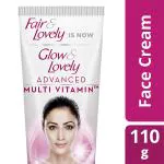 Fair & Lovely Glow & Lovely Advanced Multivitamin Skin Cream Essence Of 30 Vitamin Capsules HD Glow 110gm