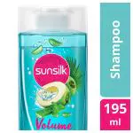 Sunsilk Coconut Water & Aloe Vera Volume Hair Shampoo 195 ml