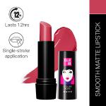Elle 18 Color Pop Matte Lip Color, P21, Pink Kiss 4.3 gm