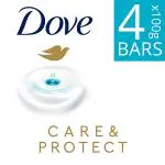 Dove Care & Protect Bar, Removes Germs & Moisturises Skin B3 Get1 400 gm