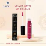 Lafz Transfer Proof & Smudge Proof Velvet Matte Lip Colour, Fuchsia Flare 5.5 ml