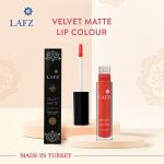 Lafz Transfer Proof & Smudge Proof Velvet Matte Lip Colour, Coral Rush 5.5 ml
