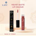 Lafz Transfer Proof & Smudge Proof Velvet Matte Lip Colour, Spice Ginger 5.5 ml