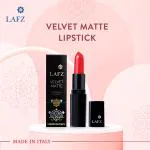 Lafz Velvet Matte Lipstick, Rogue Red 4.5 gm