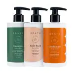 Arata Natural Deep Hydration Combo with Hydrating Shampoo,Body Wash & Conditioner 900 ml