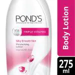 POND'S Triple Vitamin Moisturising Body Lotion for Soft Smooth Radiant Skin Glow 275 ml