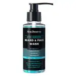 Men Deserve Sport Refresh Beard & Face Wash Infusion with Peppermint Oil Avocade Oil, Cedarwood Oil Sulphate Free, Paraben Free 100ml