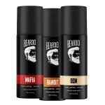 Beardo Perfume Body Spray Combo (Mafia 120 ml + Bandit 120 ml + Don 120 ml)