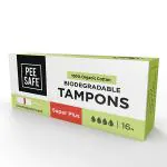 Pee Safe Organic Cotton Tampon (Super plus, pack of 16) 1's