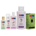 Dr Batra's Hair Fall Control Shampoo 500 ml + Hair Fall Control Oil 200 ml + Hair Fall Control Serum 125 ml + Conditioner 100 ml + Herbal Hair Color Cream - Brown