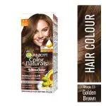 Garnier Color Naturals Ultra Color Creme Riche Hair Color, 7.3 Golden Brown with 3 Oils + Fruit Serum 55ml+ 50gm 1's