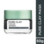 L'Oreal Paris Pure Clay Clay Mask, Detoxify with Charcoal 50 ml
