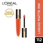 L'Oreal Paris Rouge Signature Matte Liquid Lipstick, 112 Achieve 7 ml