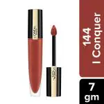 L'Oreal Paris Rouge Signature Matte Liquid Lipstick, 144 I Conquer 7 ml