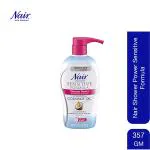 Nair Shower Power Sensitive Formula Hair Removal Cream - Coconut 357 gm