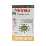 Patanjali Nutrela Vit D-K2 Chewable Tablet - Vanilla Flavour 30's