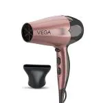 VEGA Go-Pro 2100 Hair Dryer With Cool Shot Button & 3 Heat Settings (Ananya Panday Signature Collection) VHDH-25 Rose Gold & Grey 1 gm