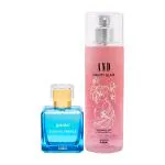 Global Desi Soulful Trance EDP FT & AND Dainty Glam Body Mist 250 ml