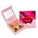 TAC - The Ayurveda Co. Lip & Cheek Tint Minis Pink Satsuma Orange Retro Red Plum Peach Nude Pink 20 gm