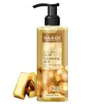 Vaadi Herbals Gold Cleansing Milk with 24k Gold Leaf - 3-skin Benefits 110 ml