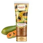 Vaadi Herbals Papaya Fairness Scrub Gel with Honey & Saffron 110 gm