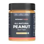 Nutrabay Foods All Natural Peanut Butter - Unsweetened, Creamy 400 gm