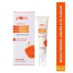 Plum 3% Vitamin C, 3% Peptide & 3% Caffeine Under Eye Cream with Mandarin Fragrance-Free 15ml