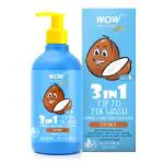 Wow Life Science Kids 3 in 1 Tip to Toe Wash - Coconut 300 ml